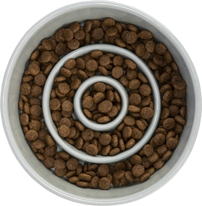 Trixie gamelle alimentation lente céramique gris bleu