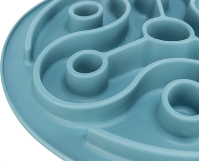 Trixie tapis d'alimentation à alimentation lente TPE bleu
