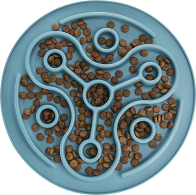 Trixie tapis d'alimentation à alimentation lente TPE bleu
