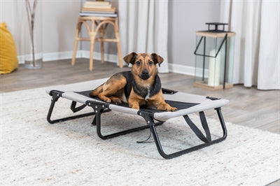 Trixie civière chaise longue pour chien gris noir