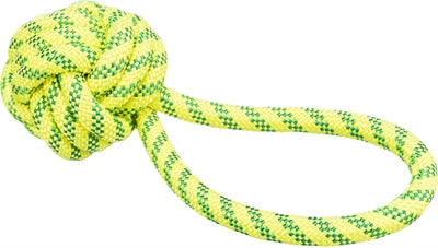 Trixie aquatoy corde avec boule flottante polyester jaune vert