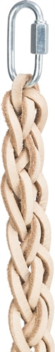 Trixie jouet lacets cuir avec perles en bois naturel