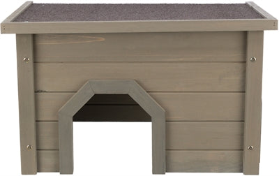 Trixie natura maison pour rongeurs toit asphalte gris vert