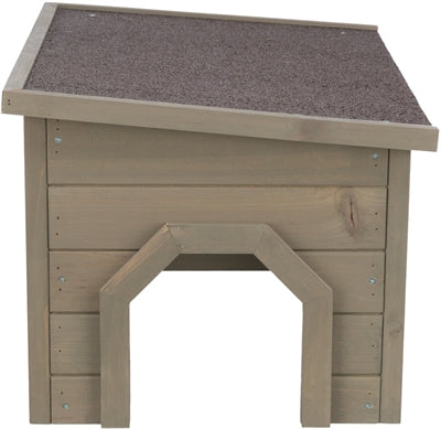 Trixie natura maison pour rongeurs toit asphalte gris vert