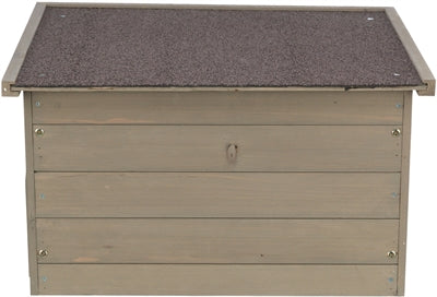 Trixie natura maison pour rongeurs toit asphalte gris vert