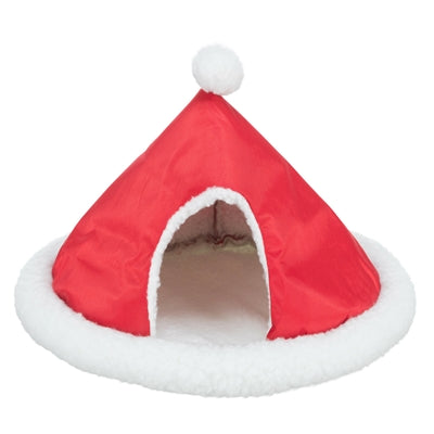 Trixie Xmas igloo cochon d'Inde rouge blanc