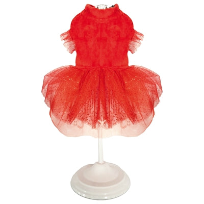 Croci Robe pour chien de Noël rouge pétillant