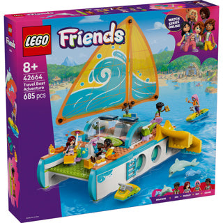 Jouet en bateau d'aventure en bateau Lego Friends pour enfants - 42664