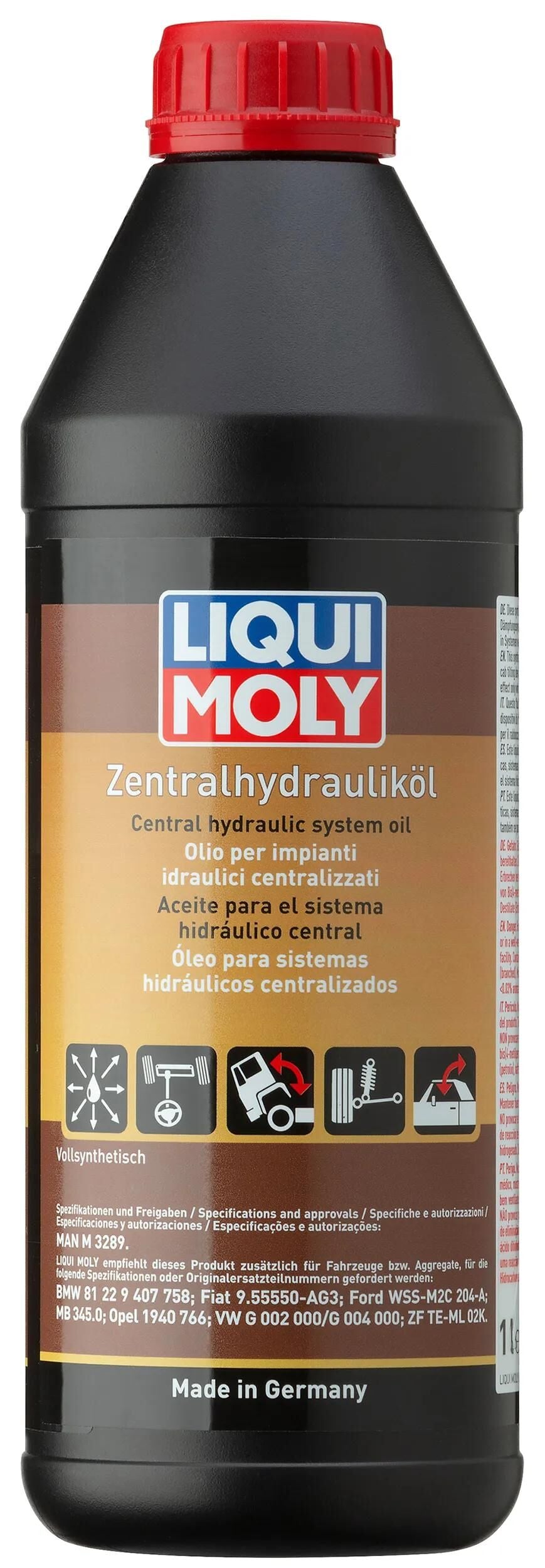 Huile hydraulique Liqui moly huile hydraulique centrale 1 l lm