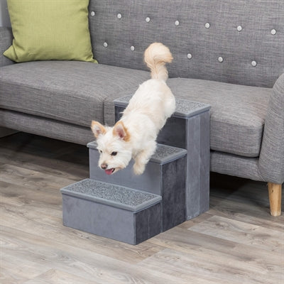 Escalier Trixie avec espace de rangement gris