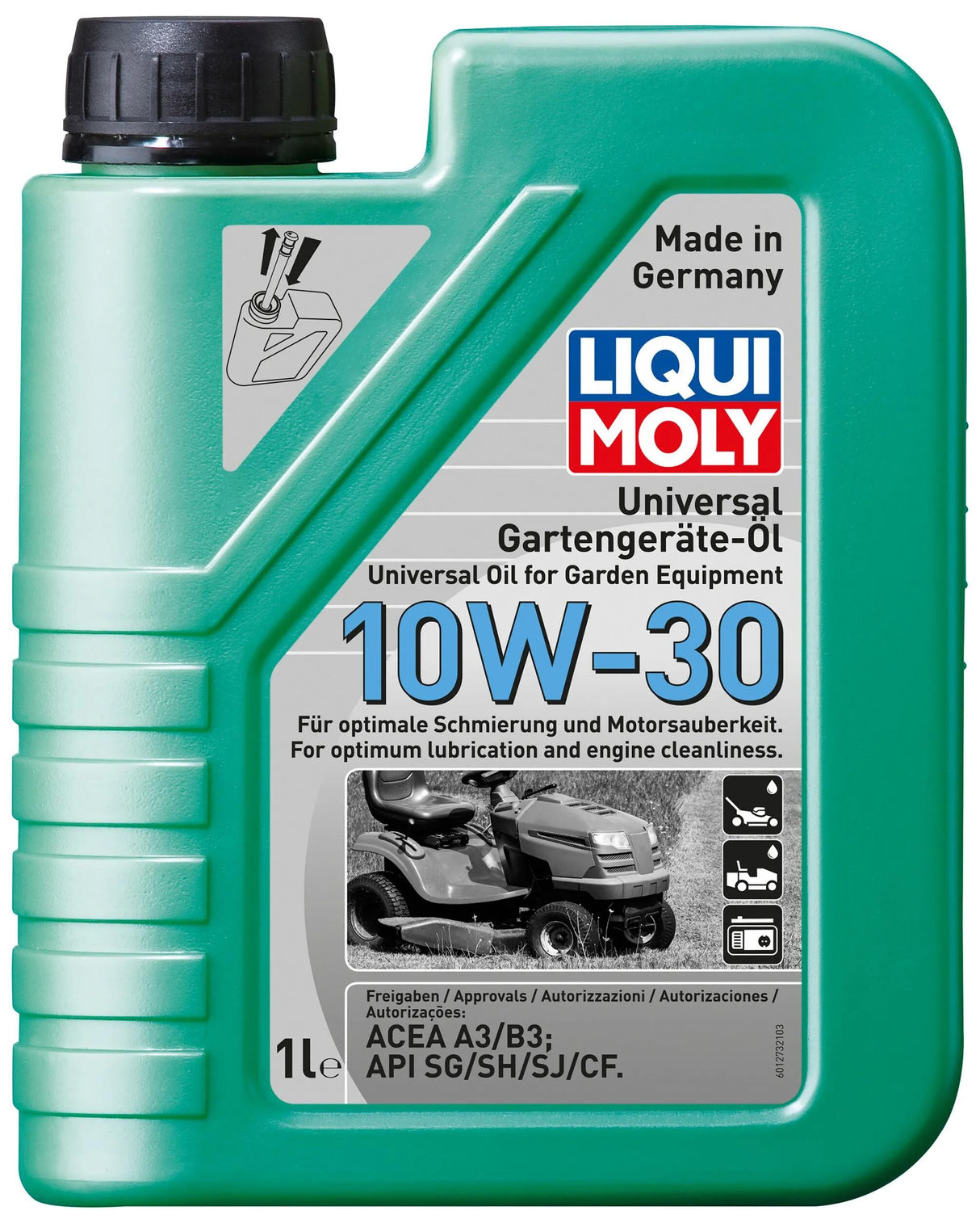 Liqui Moly Huile moteur Universal Garden Geräte Oil Turf Maeheroel 10W-30 1 ltr.