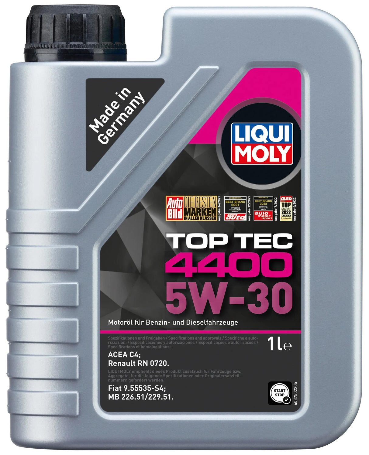 Huile moteur Liqui Moly Top Tec 4400. toptec 4400 5w-30 1l