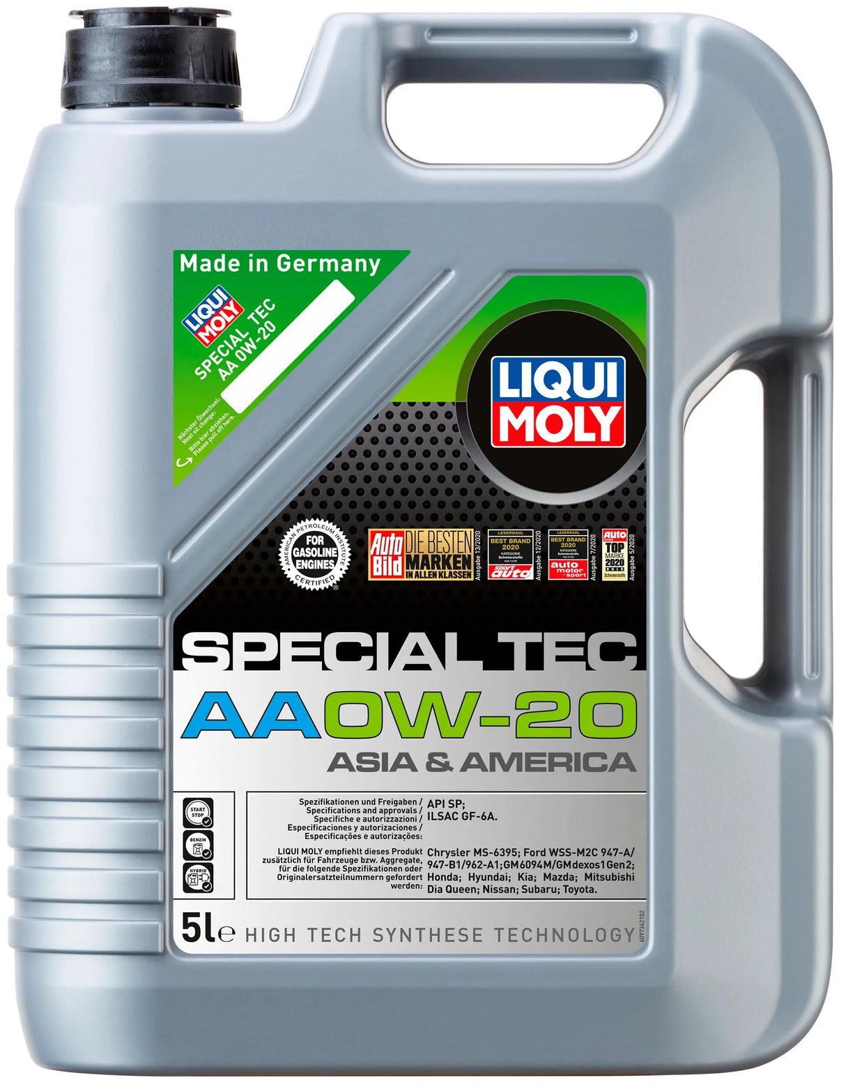 Huile moteur Liqui moly spéciale tec aa . huile moteur spec.tec aa 0w-20 5l