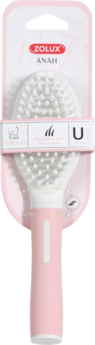 Zolux anah pinceau rose tendre blanc