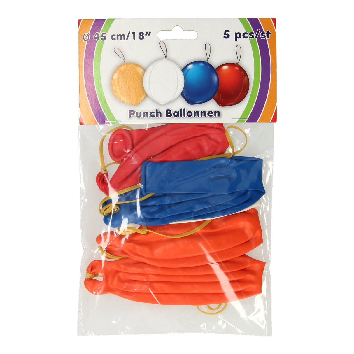 Ballons punch 45cm, 5 pcs.