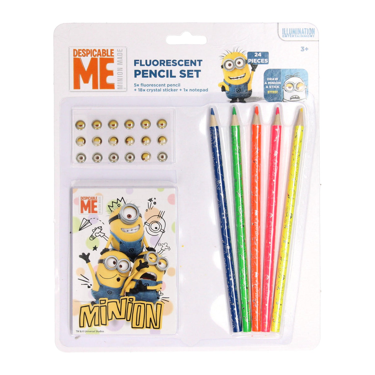 Ensemble de bricolage Minions, 24 pièces.
