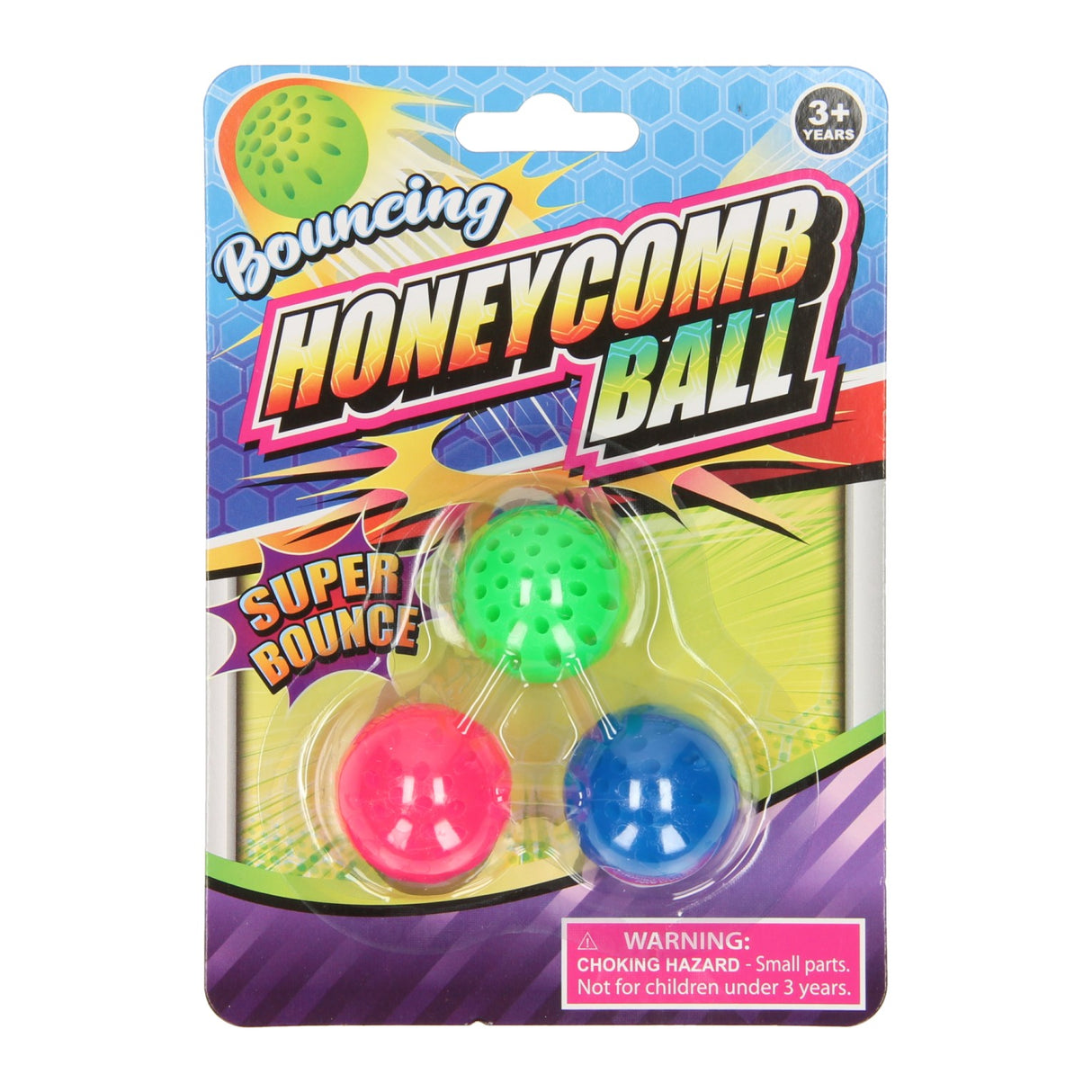 Honeycomp de balle rebondissante, 3 pcs.