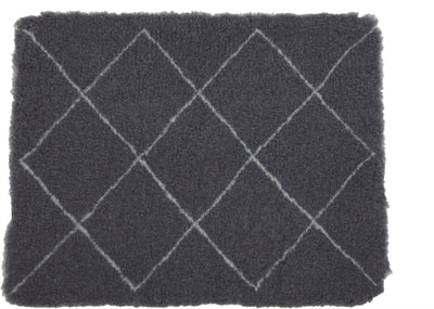 Lit vétérinaire berbère Zolux recyclé gris - 75x95cm