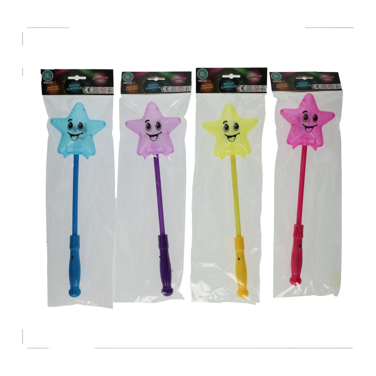 Bâton lumineux couleur étoile, 38cm