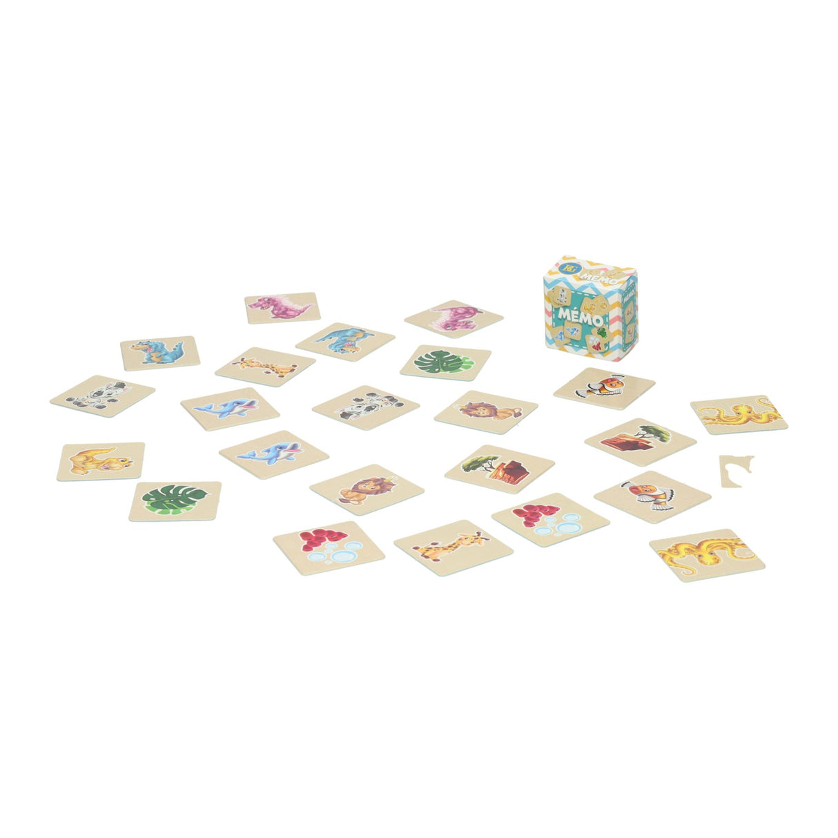 Distribuez un jeu de mémo sur les animaux