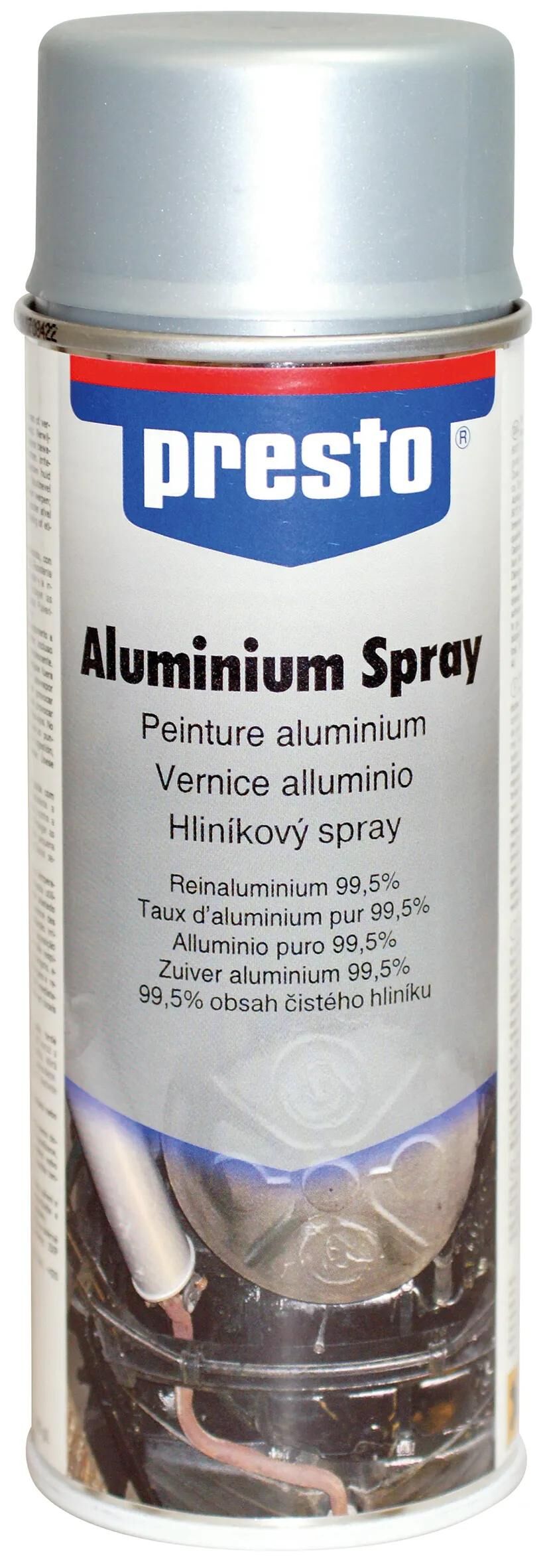Spray aluminium Presto spray aluminium a400 400ml