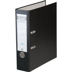 Ordner elba rado brilliant a4 karton, pp (polypropeen) zwart 1 stuk