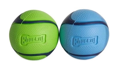 Chuckit ! sniff fetch ball m - 2-pack - bacon beurre de cacahuète - balles à rapporter parfumées - ball dog