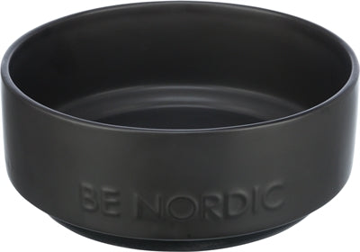 Trixie be Nordic gamelle pour chien céramique caoutchouc noir