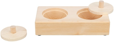 Boîte à goûter Trixie pour rats et lapins en bois