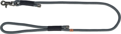 Trixie laisse pour chien en corde souple noir gris