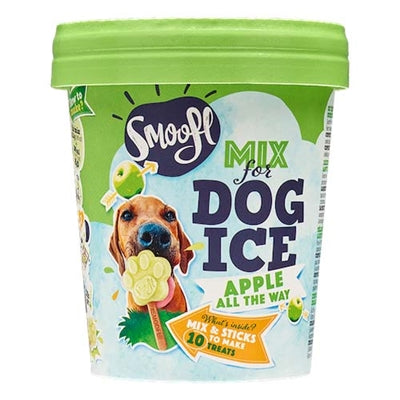 Mélange de glace smoofl pour chiens pomme