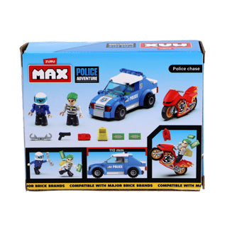 Voiture de police Max City 125 pièces