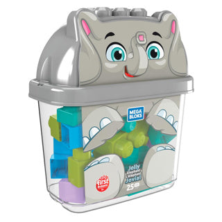 Boîte d'animaux Mega Bloks 25 blocs