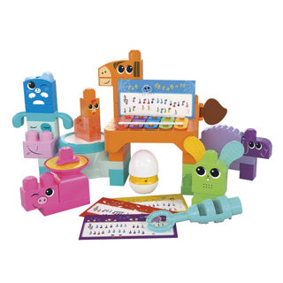 Mattel méga blocs groupe d'animaux musicaux 40 pièces
