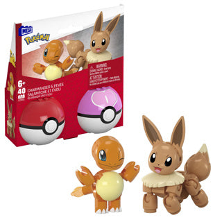 Pokémon méga pack de 2, Évoli et Salamèche
