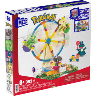 Pokemon méga aventure constructeur grande roue amusant