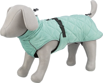 Trixie citystyle be eco manteau pour chien oslo recyclé vert jade