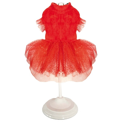 Croci Robe pour chien de Noël rouge pétillant