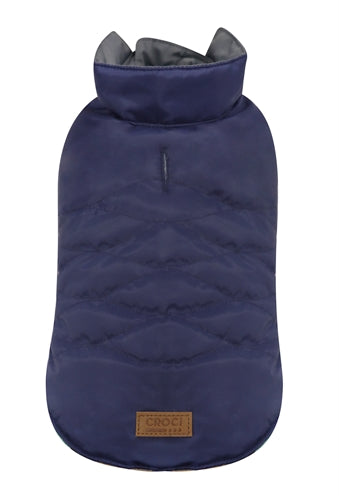 Croci Manteau pour chien eco glam recyclé bleu
