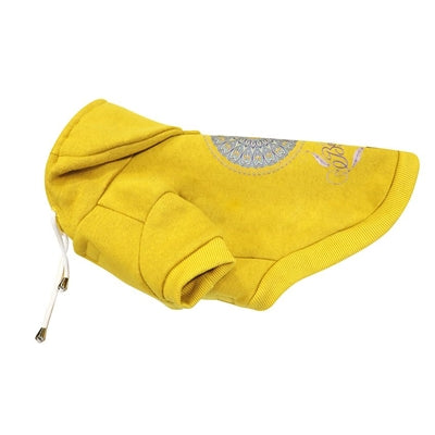 Croci Pull pour chien attrape-rêves jaune moutarde