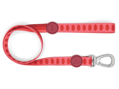 Morso laisse pour chien recyclé rouge à lèvres rose