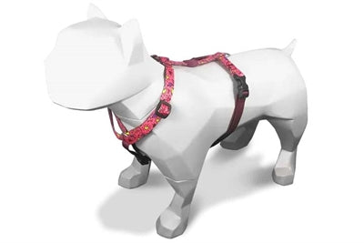 Harnais pour chien Morso harnais en H recyclé rose think pink
