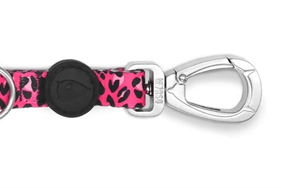 Morso laisse pour chien réglable bulle recyclée leo rose