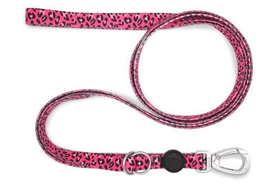 Morso laisse pour chien réglable bulle recyclée leo rose
