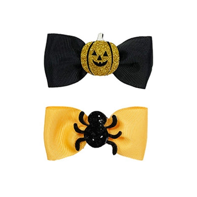 Joyeux animal de compagnie Halloween noeud papillon araignée citrouille