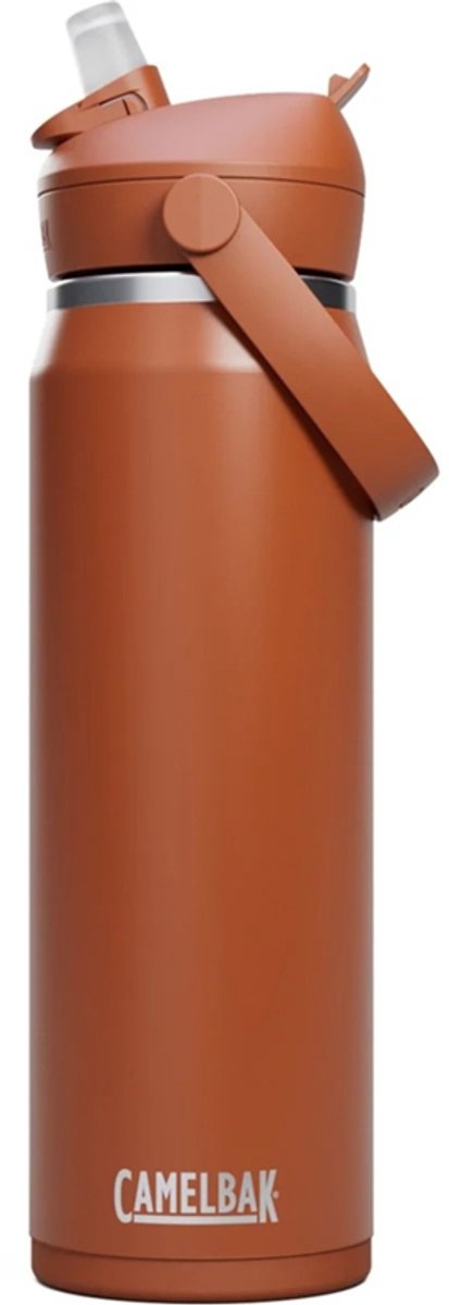 Camelbak thrive flip paille - isolé sous vide - gourde isolante - 750 ml - rouge (sierra red)