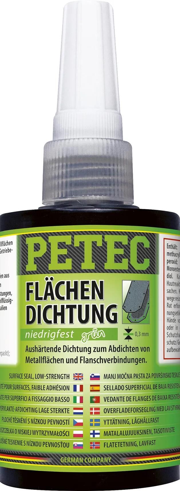 Petec mastic flächendichtung joint de surface 75 ml vert