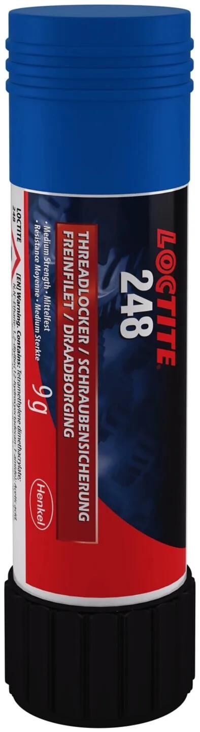 Vis de sécurité Loctite 248. autocollant 9g force moyenne