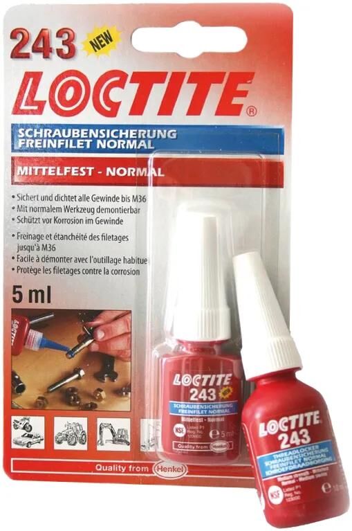 Loctite 243 frein-filet sans apprêt 5 ml