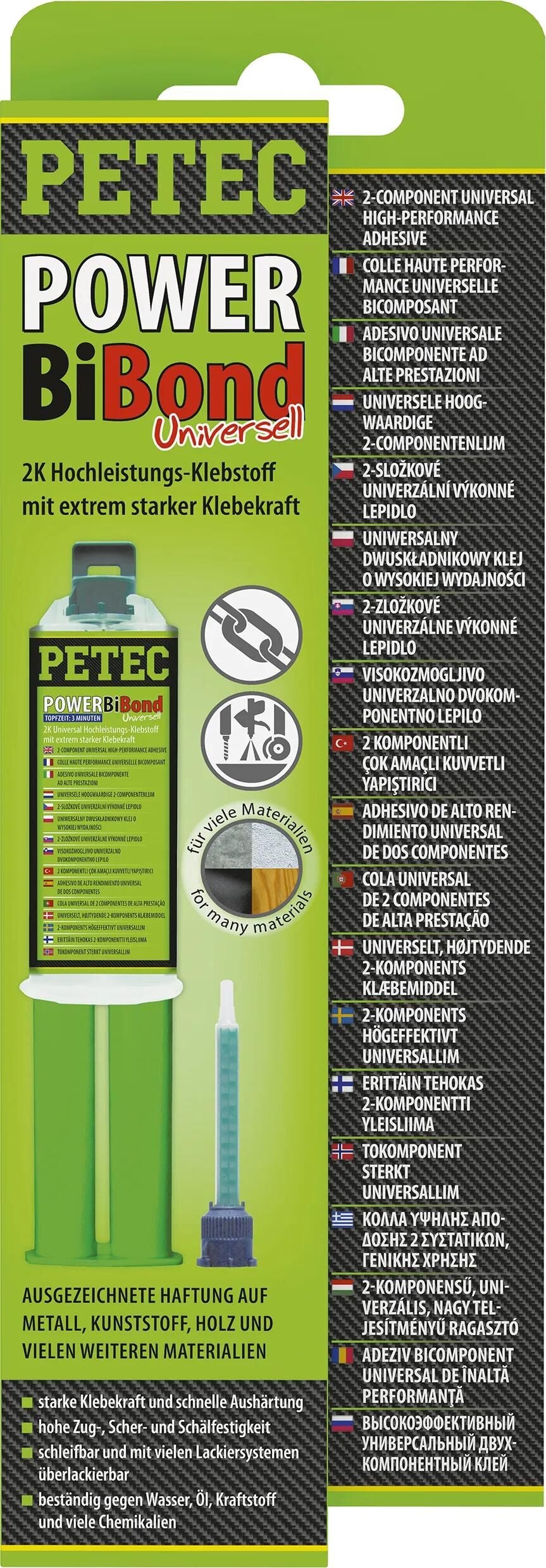 Petec colle universelle power bibond adhésif power bibond sb 24ml
